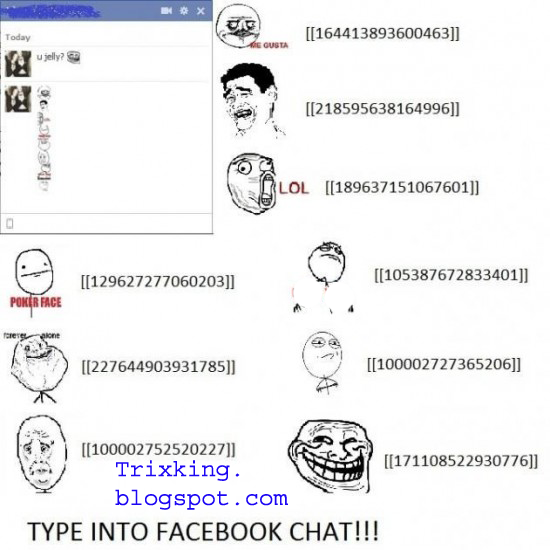 Fb chat picture codes